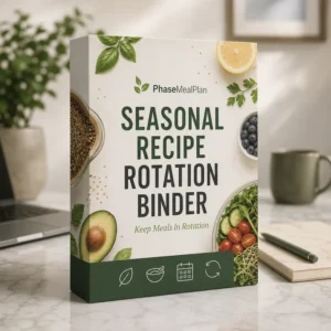 Seasonal Recipe Rotation Binder